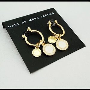 New Cream Small Hoop Earrings